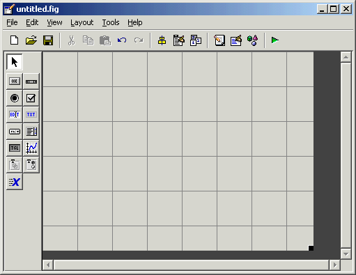 Blank GUI in the layout editor