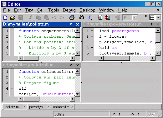 Image of three tiled documents.